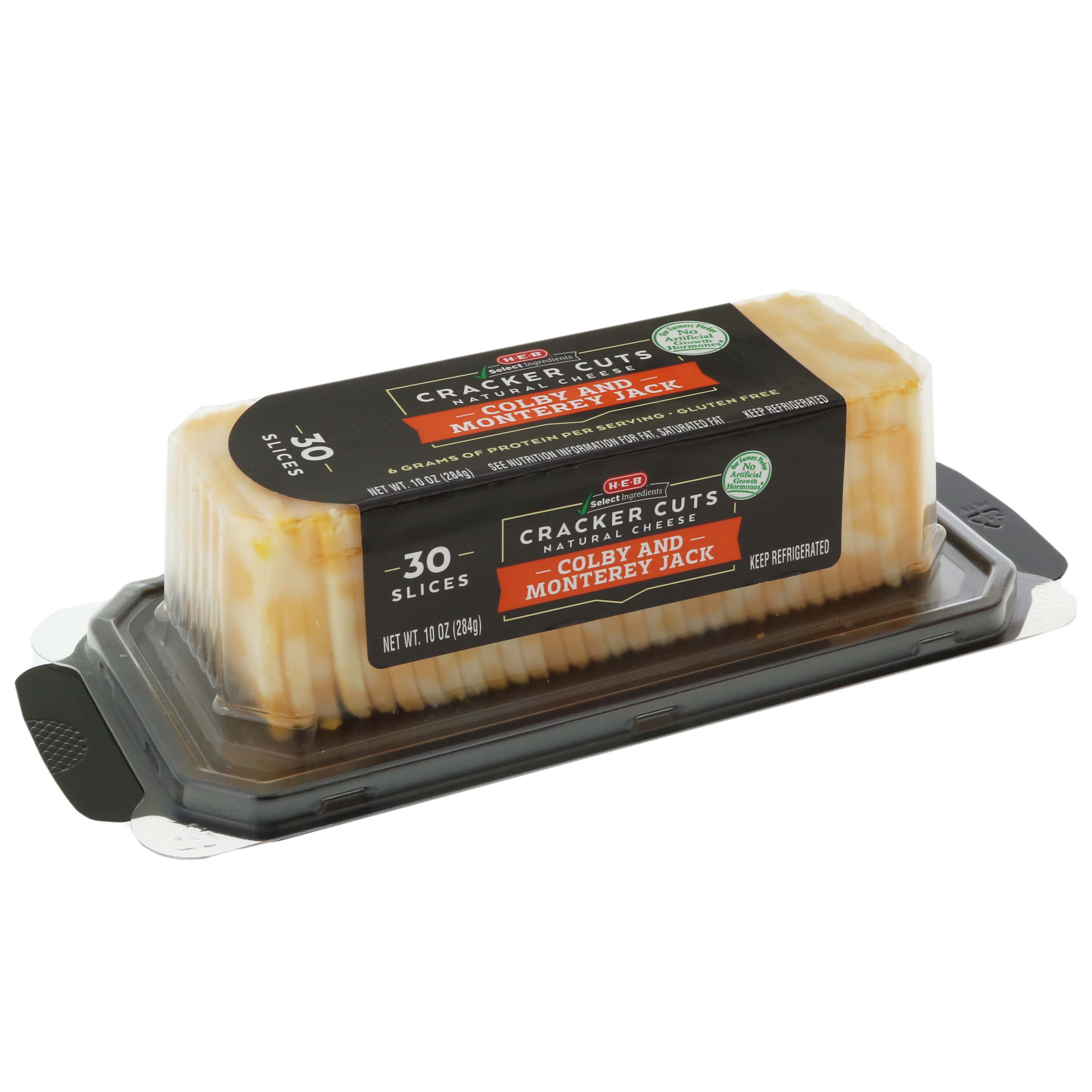 H-E-B Select Ingredients Colby And Monterey Jack Cracker Cuts - Shop ...