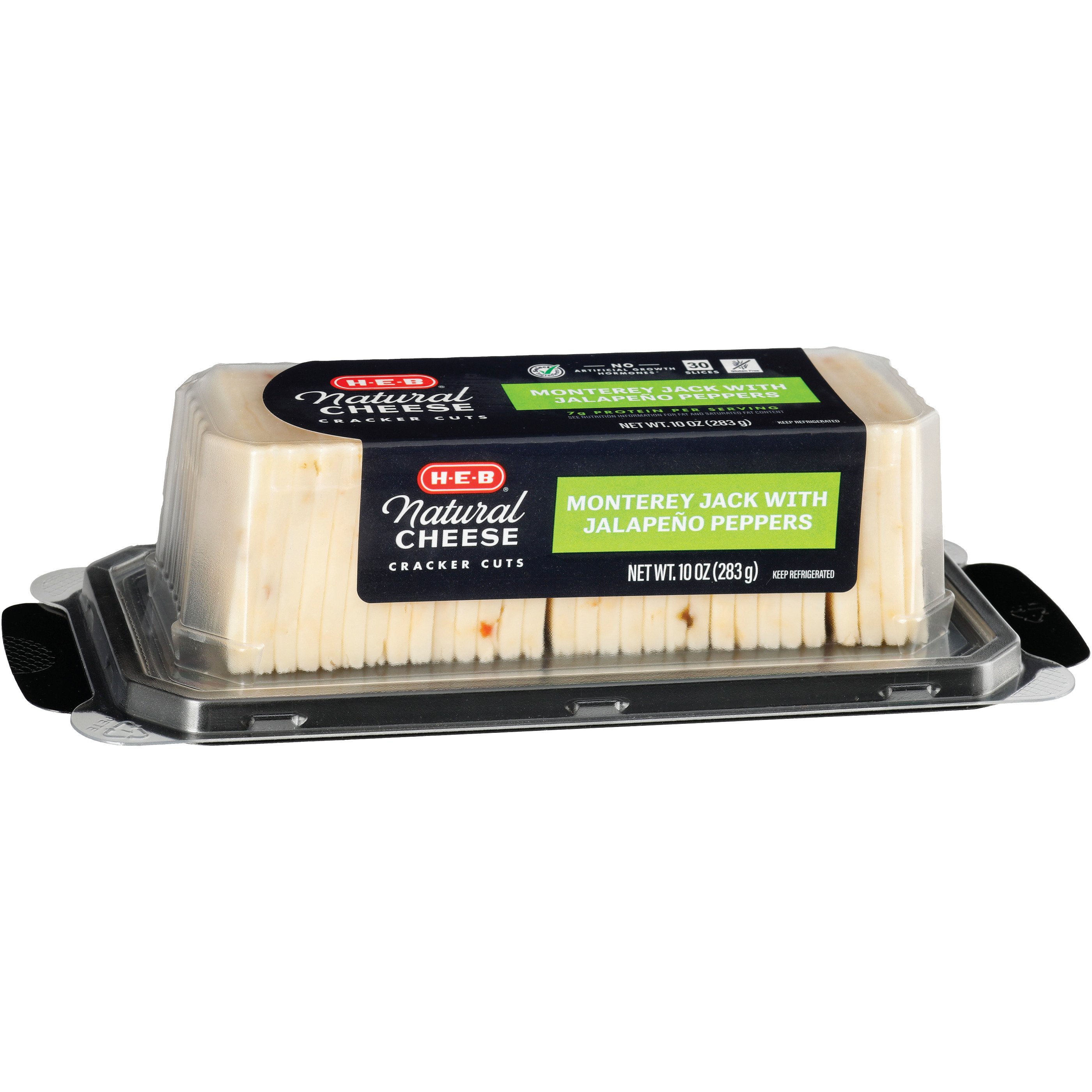HEB Cracker Cuts Monterey Jack Cheese with Jalapeno Peppers Shop
