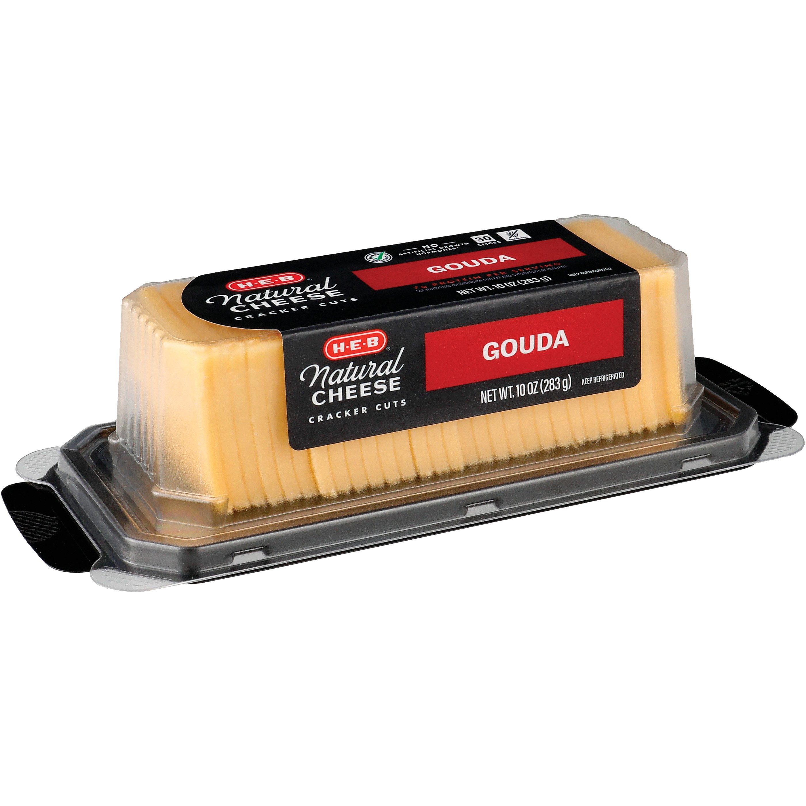 HEB Select Ingredients Gouda Cheese Cracker Cuts Shop Cheese at HEB