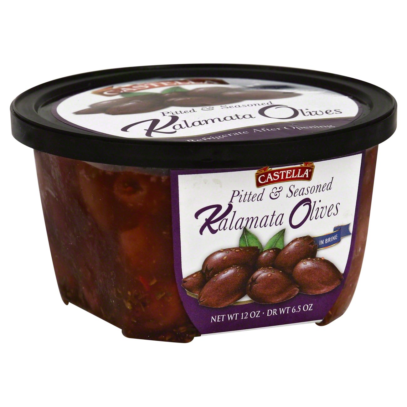 Castella Kalamata Pitted Extra Large Seasoned Greek Deli Olives Shop Olives at HEB