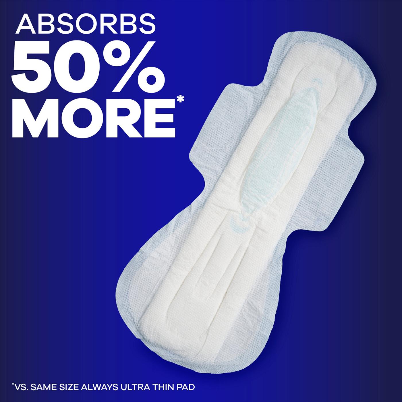 Always Maxi Overnight Pads with Wings - Extra Heavy Size 5, Unscented; image 3 of 9