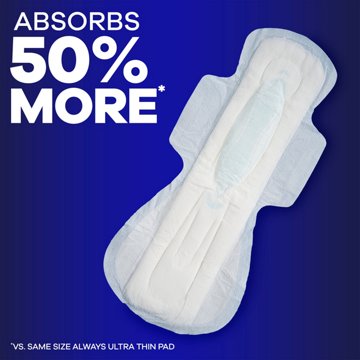 Always Maxi Overnight Pads with Wings - Extra Heavy Size 5, Unscented, 36 ct