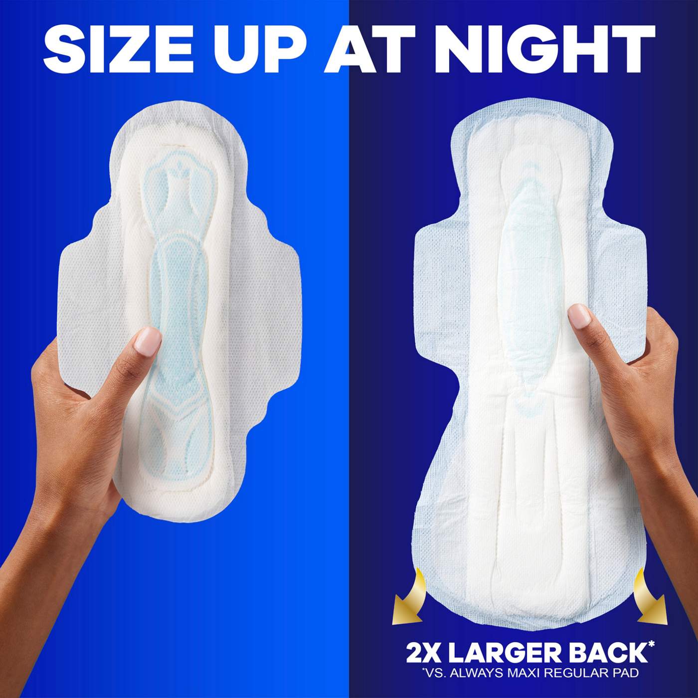 Always Maxi Overnight Pads with Wings - Extra Heavy Size 5, Unscented; image 6 of 9