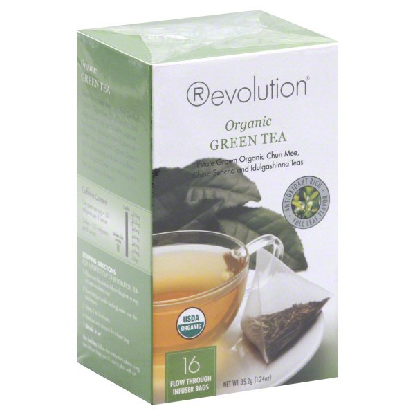 Revolution Organic Green Tea Shop Tea at HEB