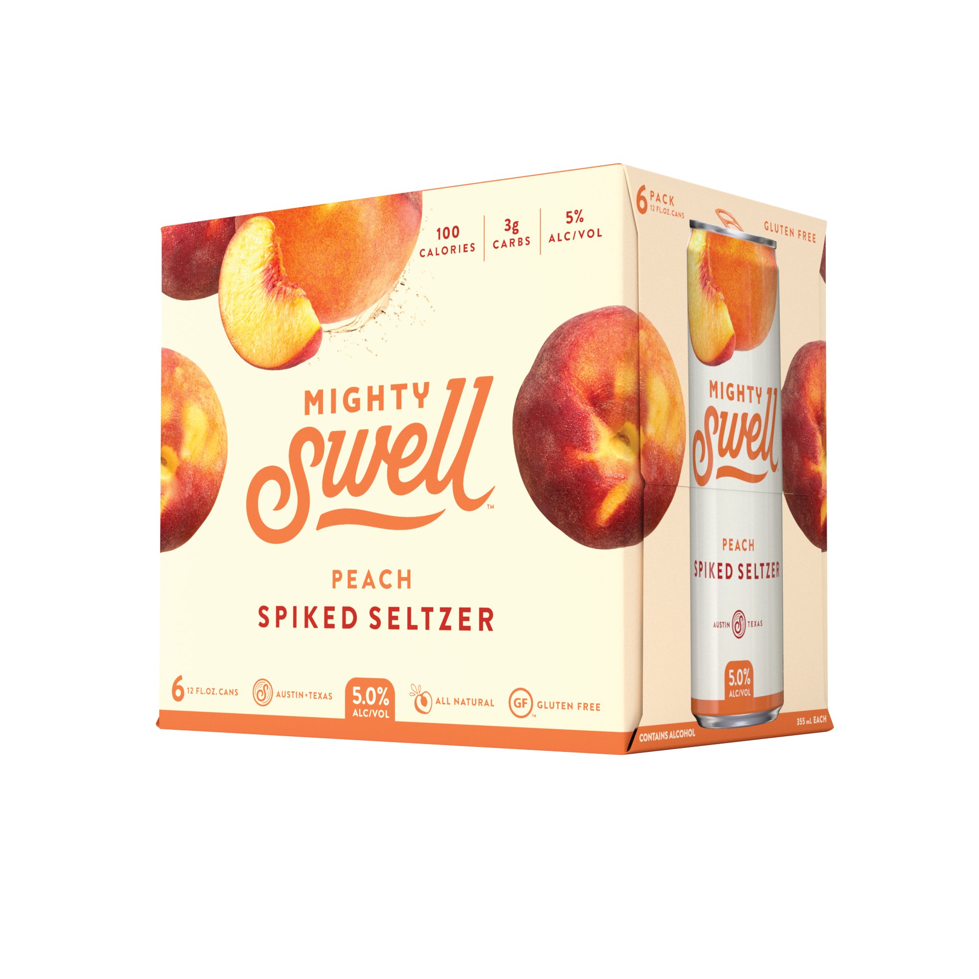 Mighty Swell Spiked Seltzer Variety Pack 12 oz Cans