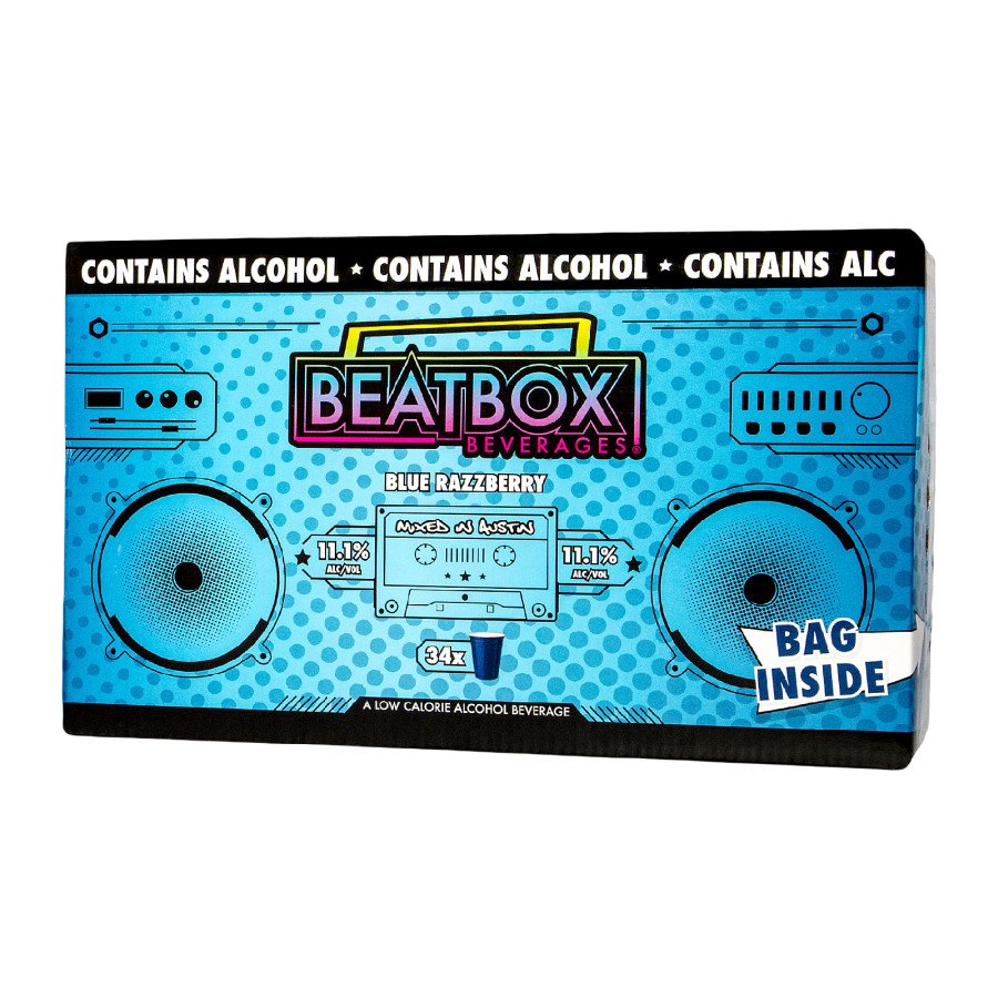 Beatbox Blue Razzberry Lemonade Bag In Box Shop Malt Beverages Coolers At H E B