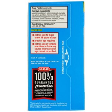 H-E-B Nicotine Gum Stop Smoking Aid - 2 mg, 160 ct