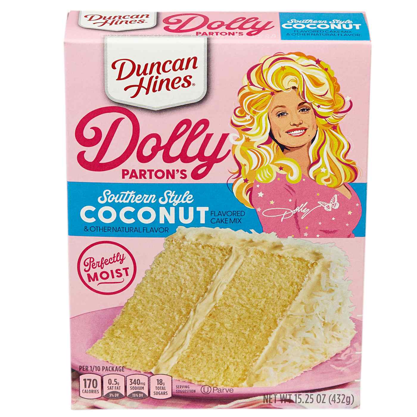 Duncan Hines Dolly Parton's Favorite Southern-Style Coconut Flavored Cake Mix; image 2 of 9