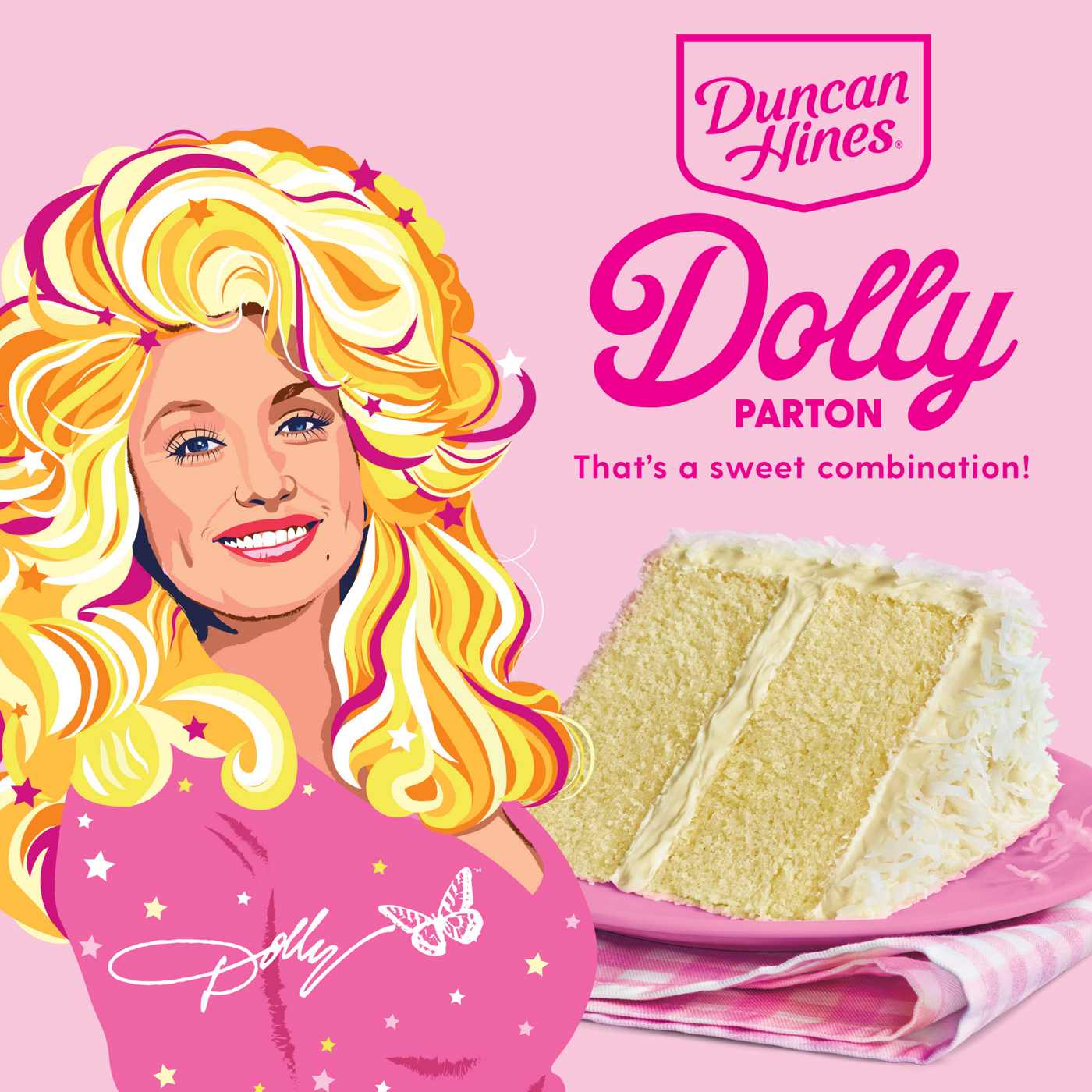 Duncan Hines Dolly Parton's Favorite Southern-Style Coconut Flavored Cake Mix; image 7 of 9