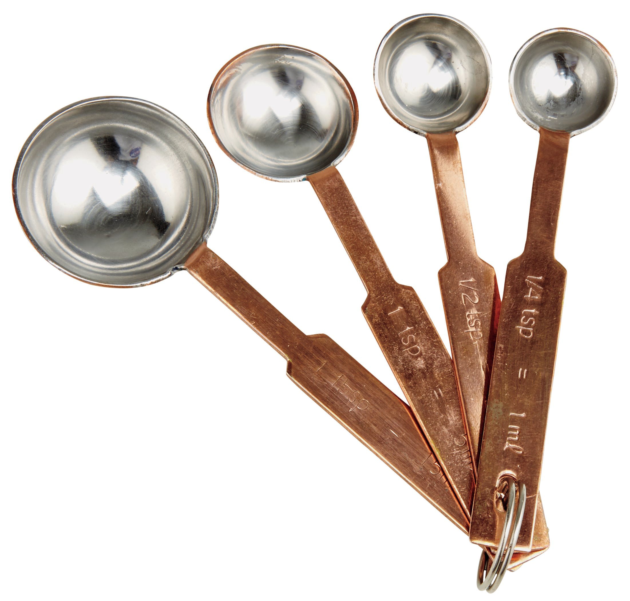 Worldinox Copper Measuring Spoon Set Shop Kitchen & Dining at HEB