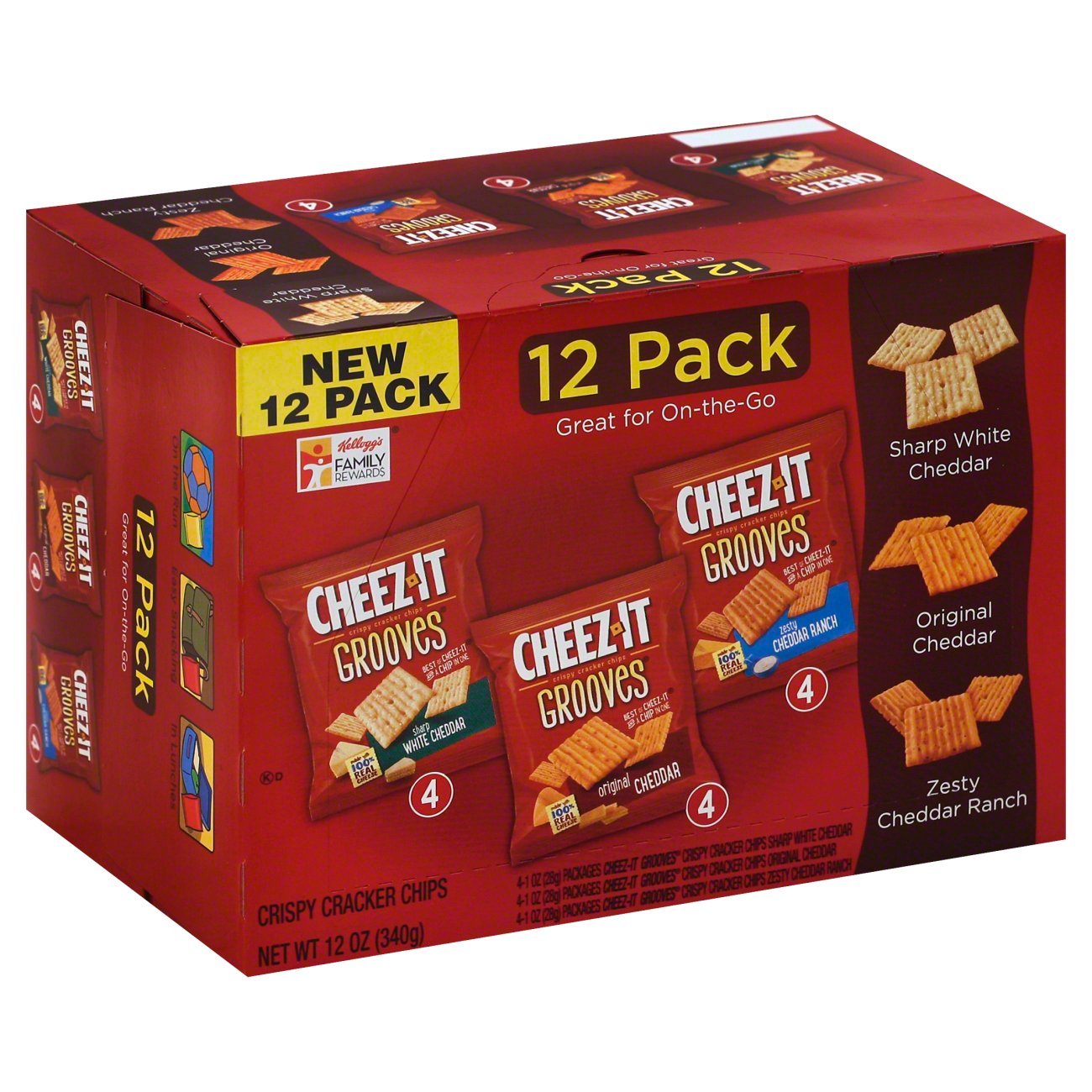 Sunshine Cheez It Assorted Grooves Caddy Great For On The Go