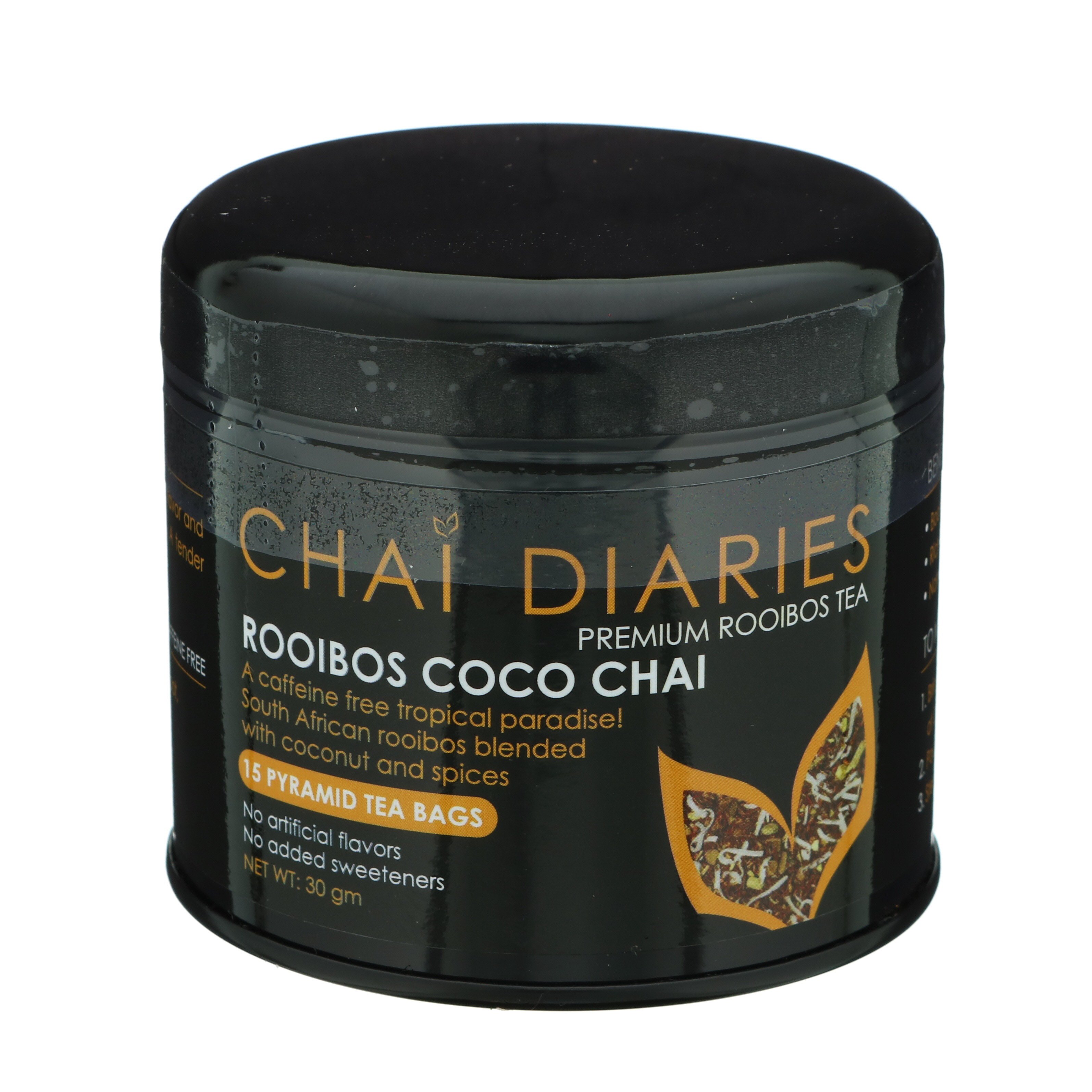 Chai Diaries Rooibos Coco Chai Roobios Herbal Tea Shop Tea at HEB
