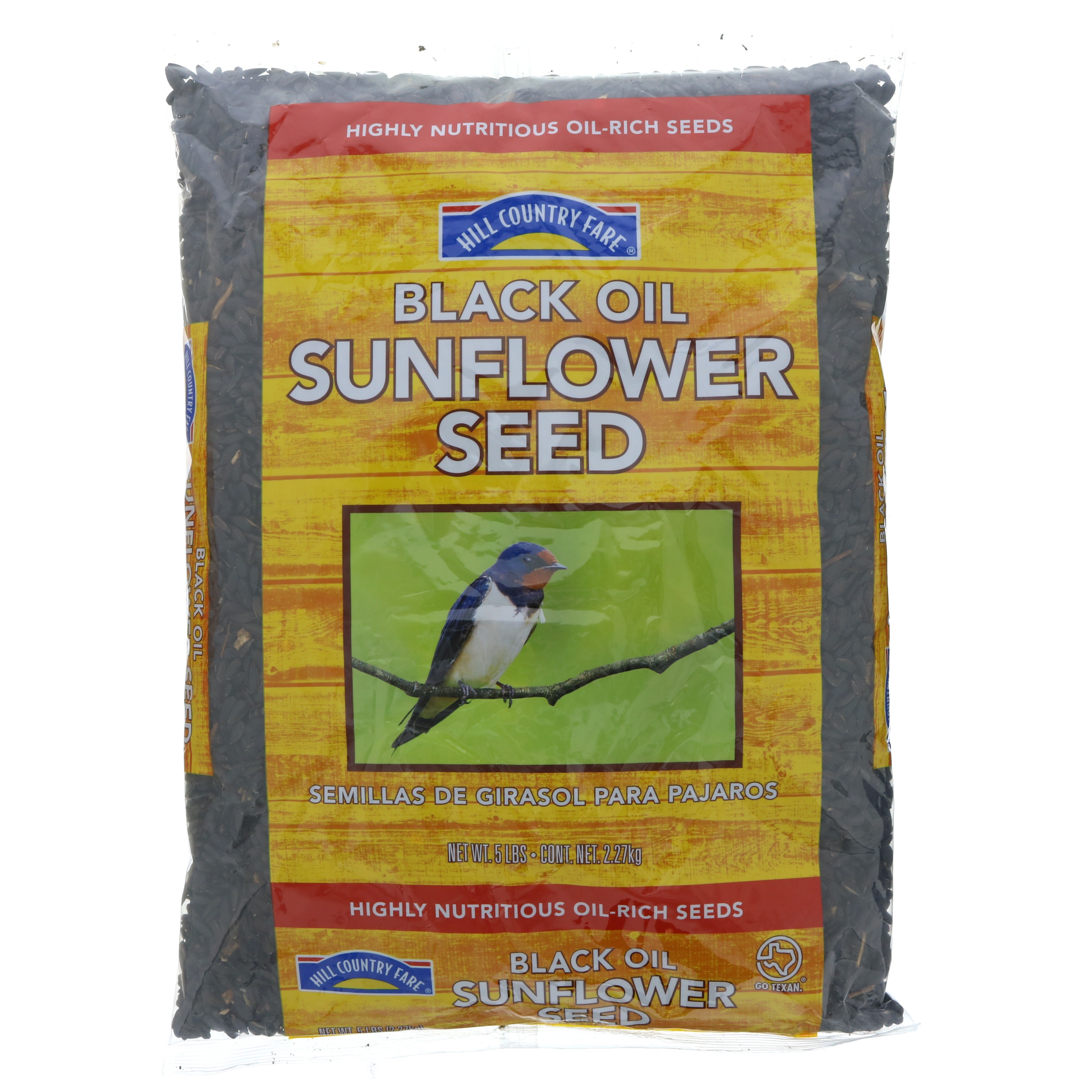 Hill Country Fare Black Oil Sunflower Seed Bag - Shop Birds at H-E-B