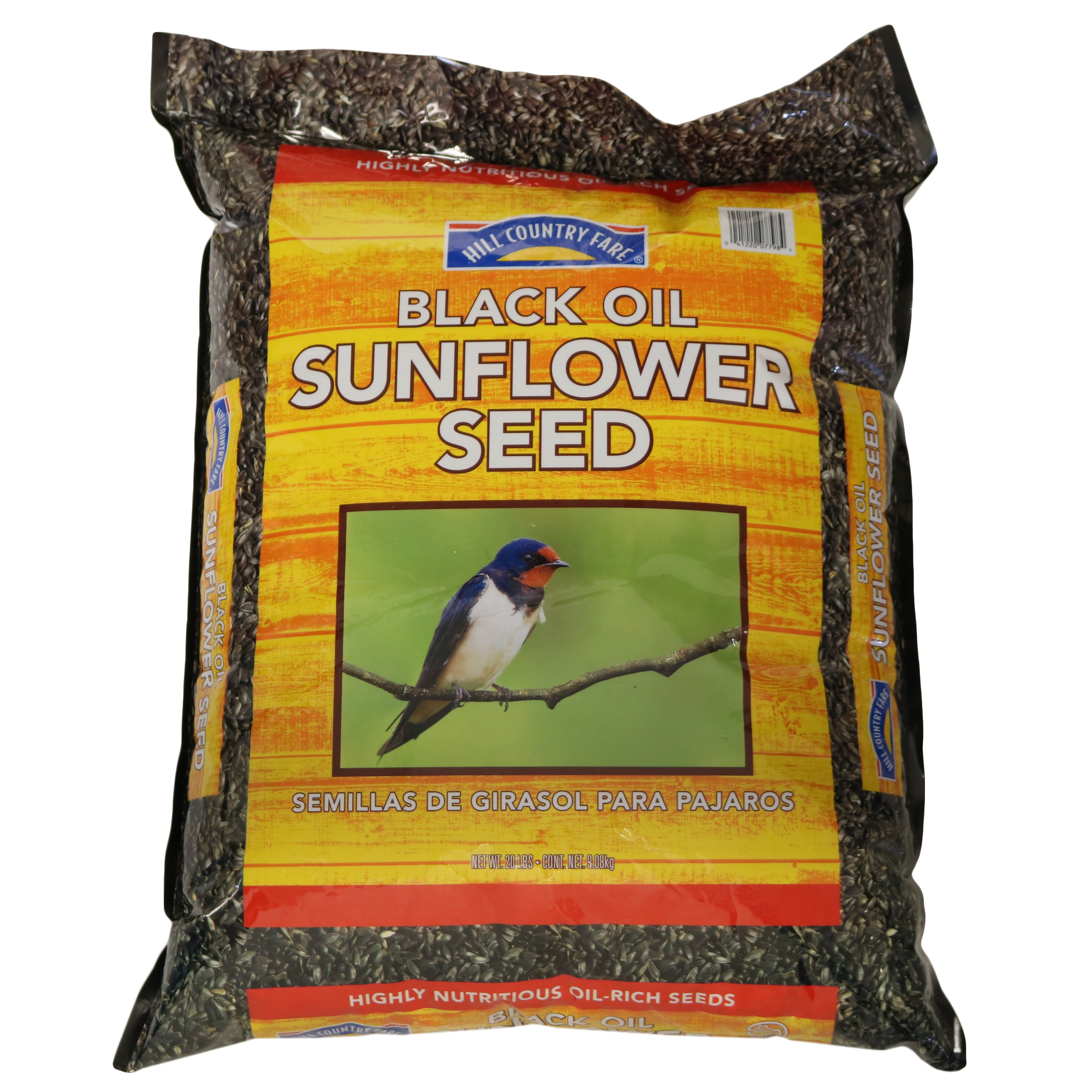 Hill Country Fare Black Oil Sunflower Seed Bag - Shop Birds at H-E-B