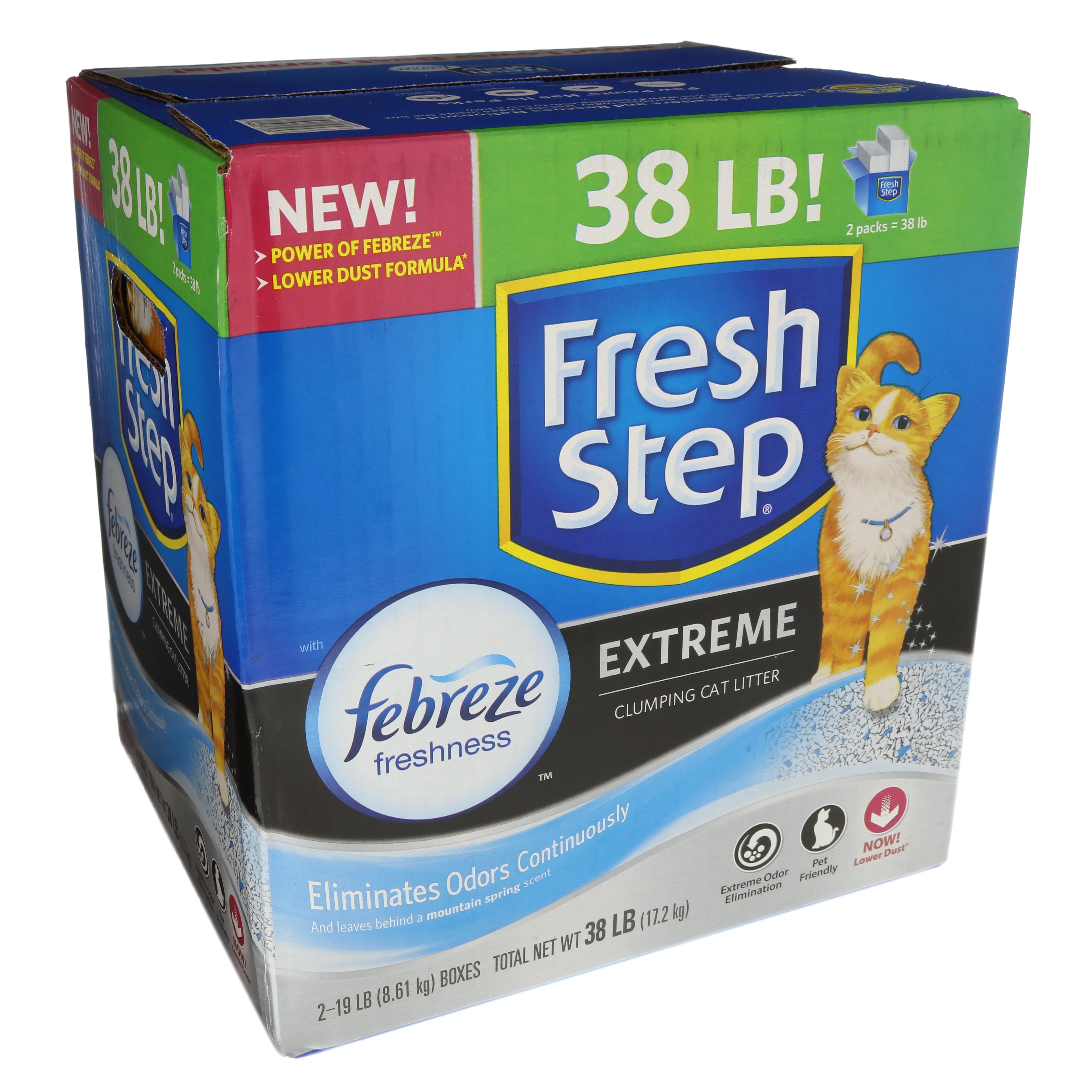 Fresh Step Extreme With Febreze Clumping Cat Litter Shop Cats At H E B   002023512