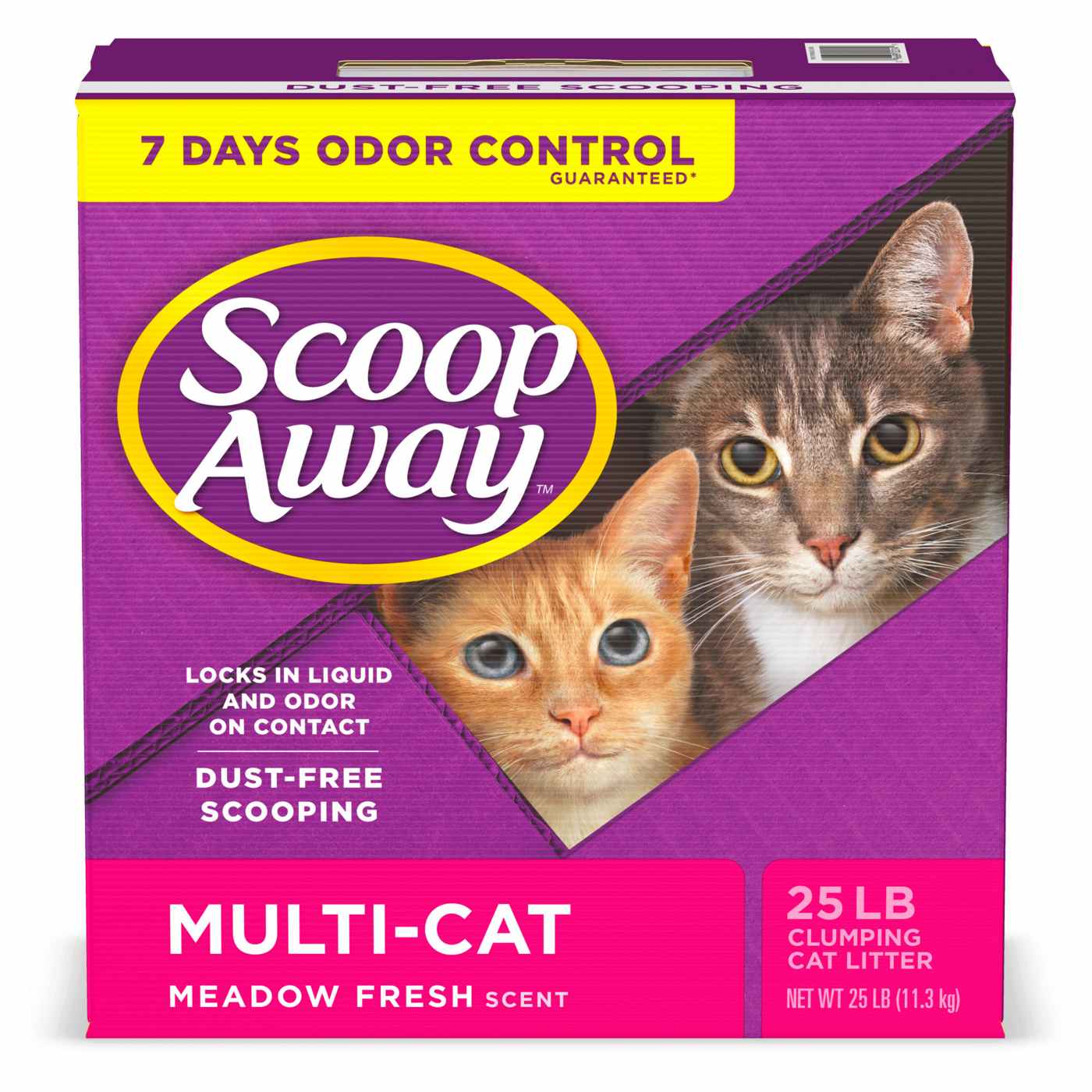 Scoop Away Multi-Cat Clumping Cat Litter, Meadow Fresh Scent; image 1 of 6