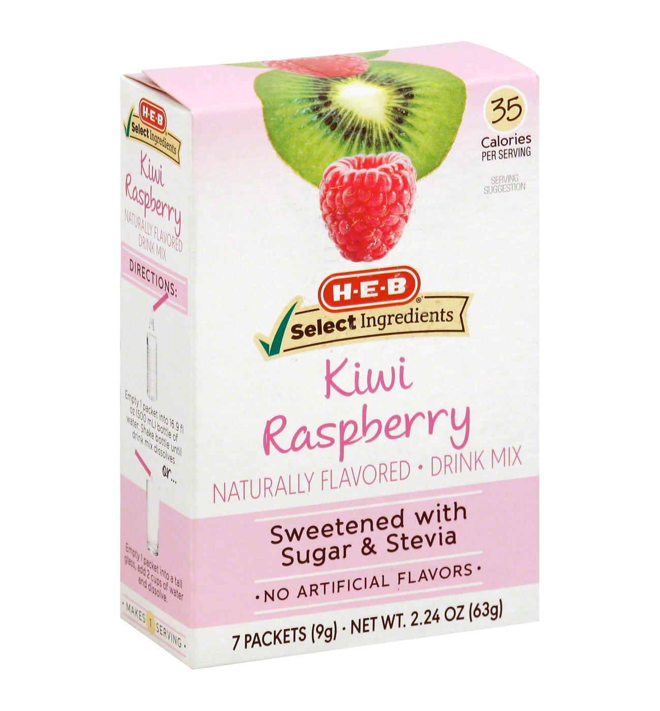 HEB Kiwi Raspberry Water Enhancer Shop Mixes & Flavor Enhancers at