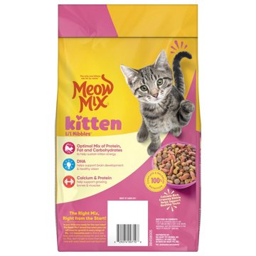 Meow Mix Kitten Li’l Nibbles Dry Cat Food for Kittens