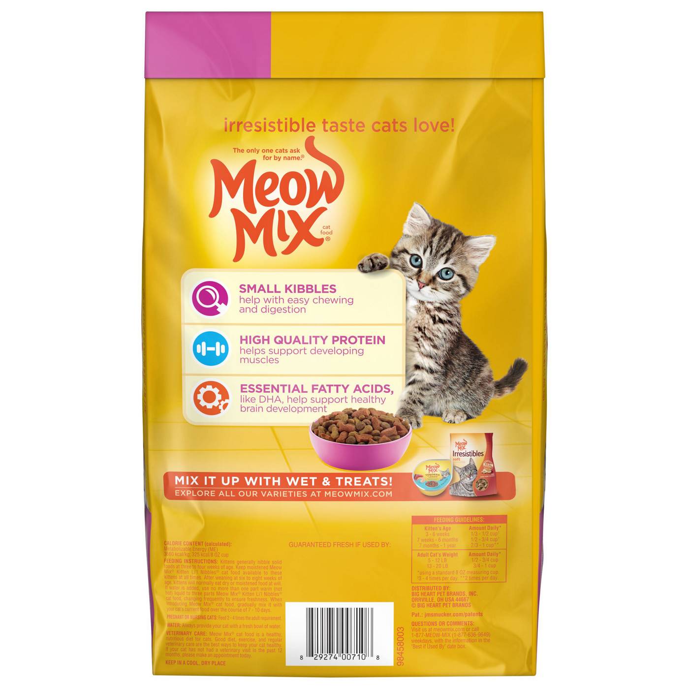 Meow Mix Kitten Lil' Nibbles Dry Cat Food; image 7 of 7