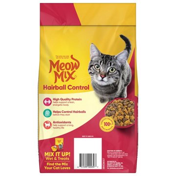 Meow Mix Hairball Control Dry Cat Food for Adult Cats