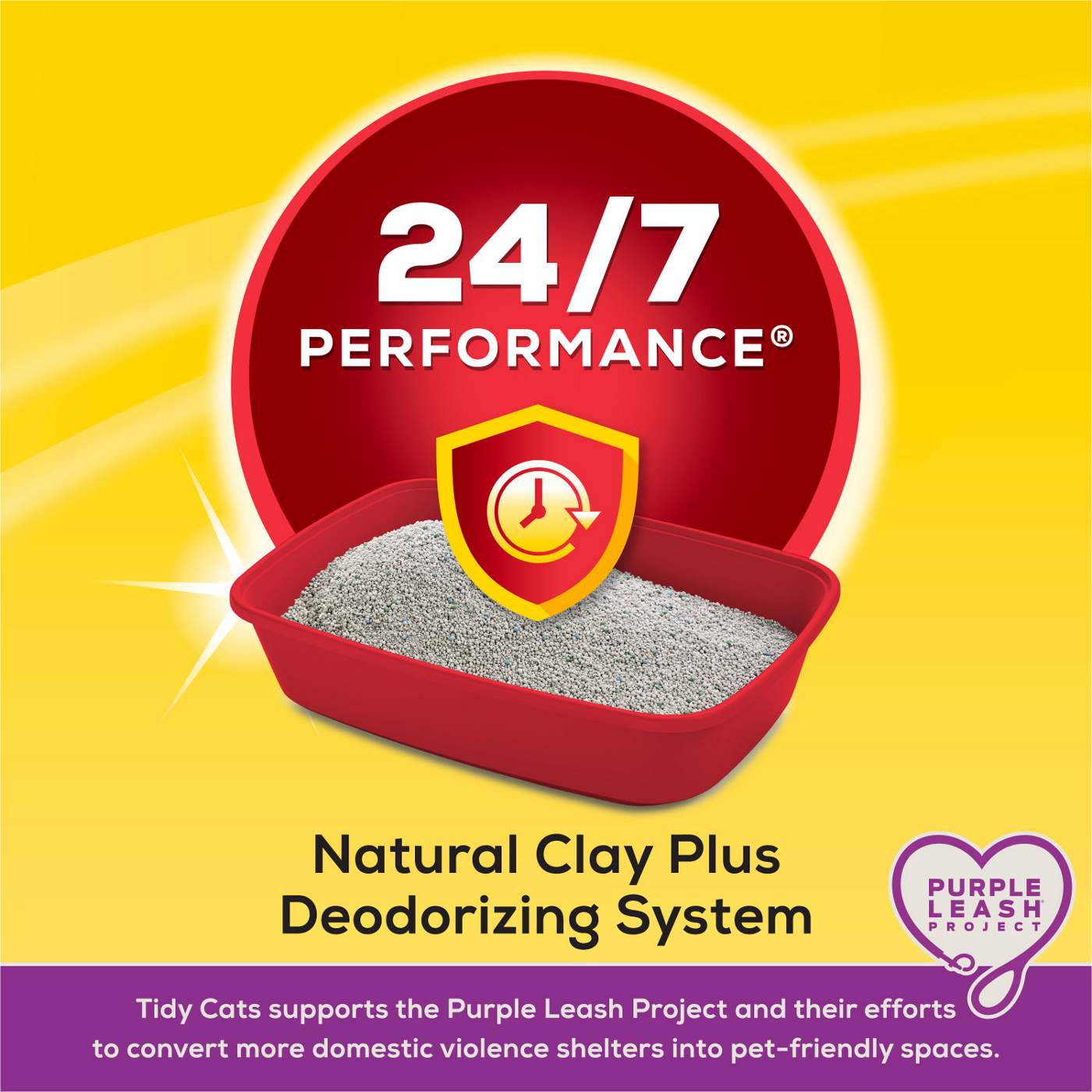 Tidy Cats Purina Tidy Cats Clumping Cat Litter, 24/7 Performance Multi Cat Litter; image 2 of 4