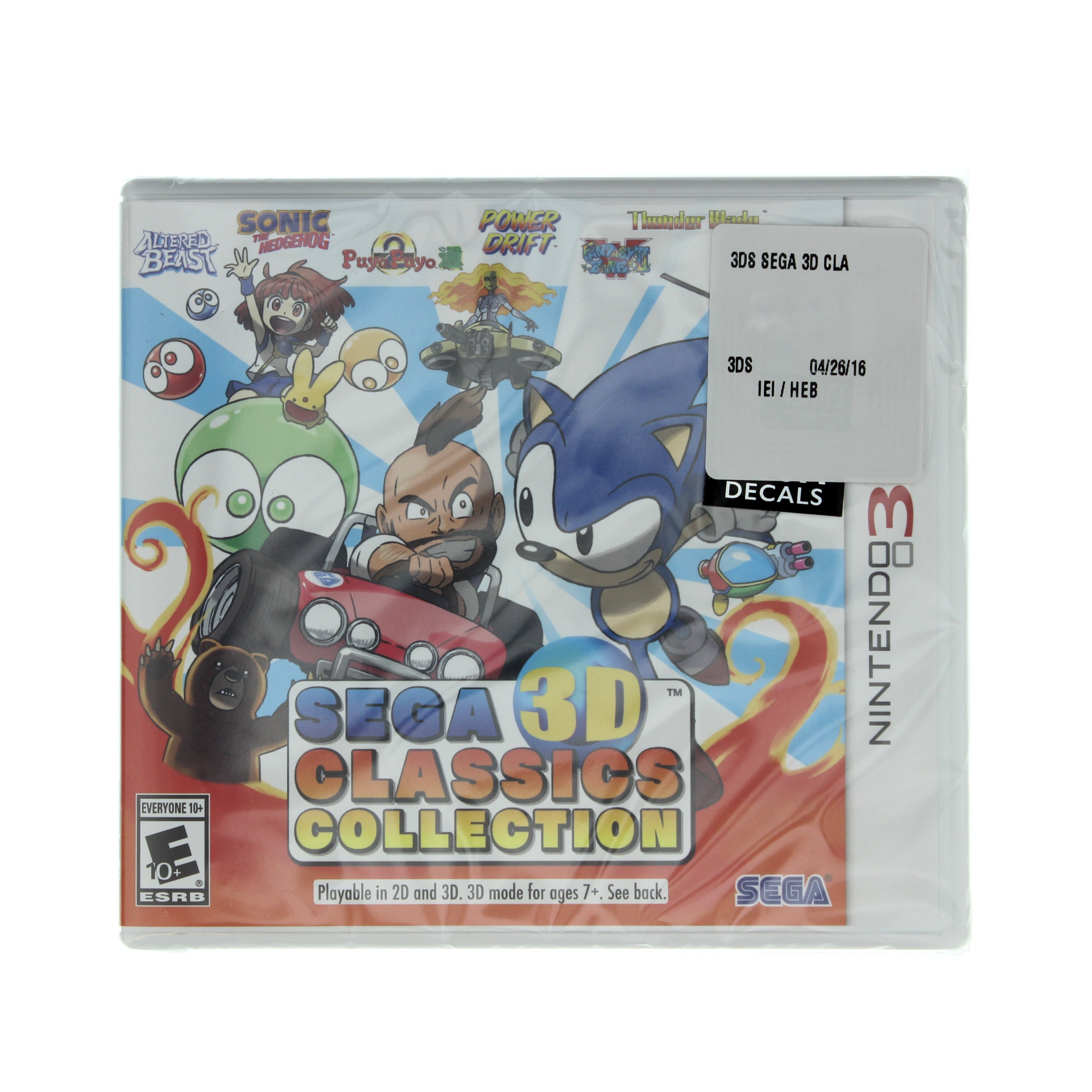 sega collection 3ds