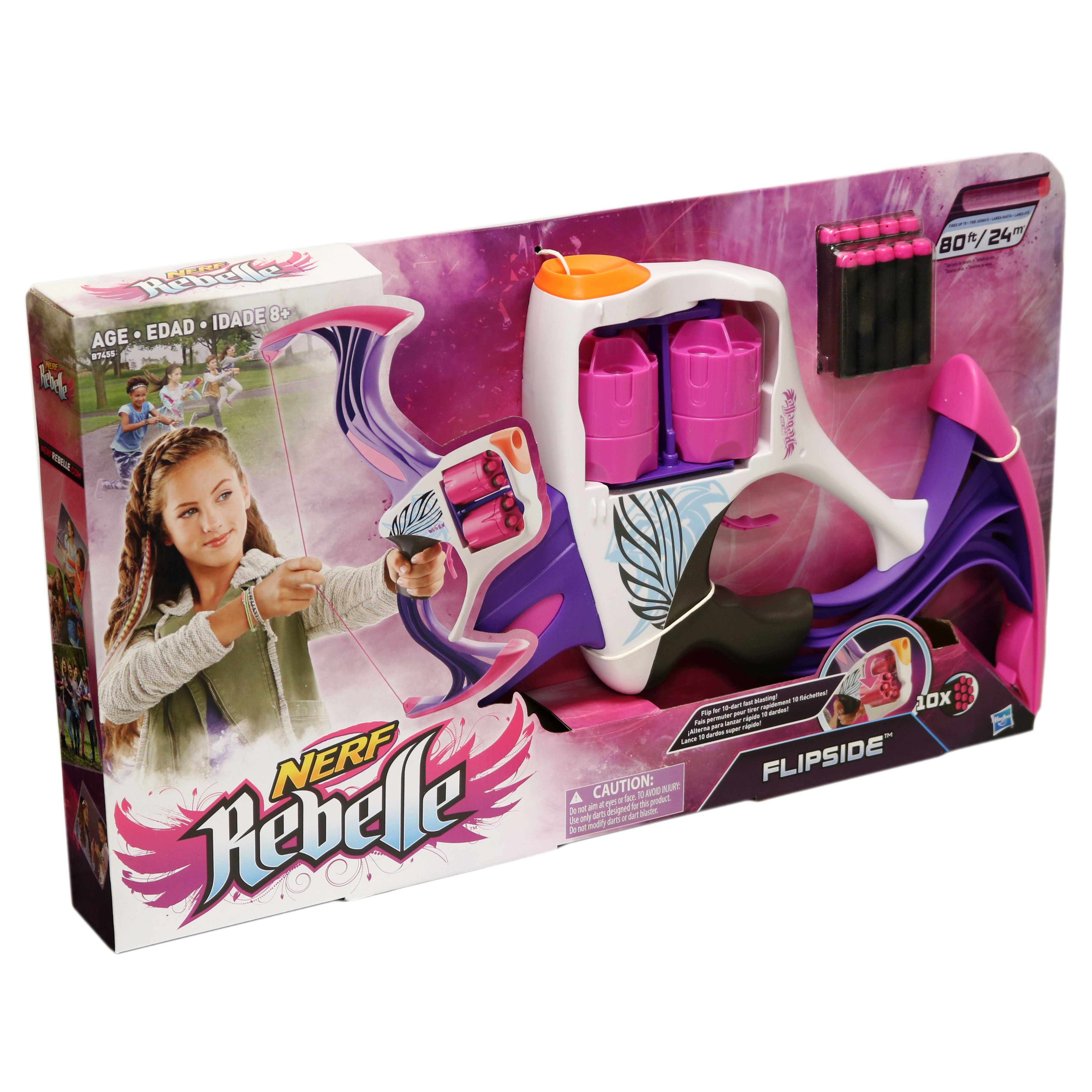 at se Pilgrim naturlig Nerf Rebelle Flipside Bow - Shop Blasters at H-E-B