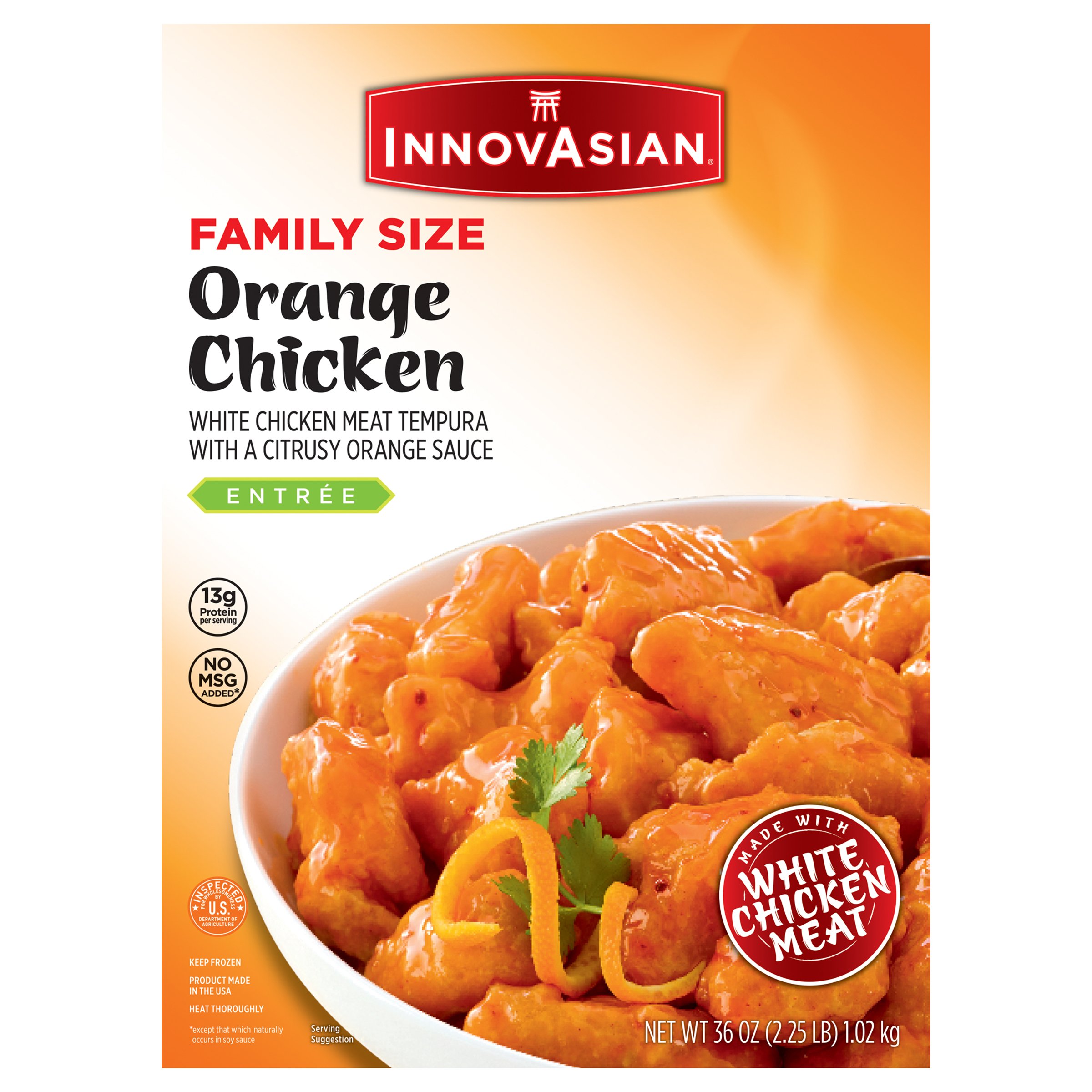 InnovAsian Frozen Orange Chicken - Family-Size, 36 oz | Joe V's