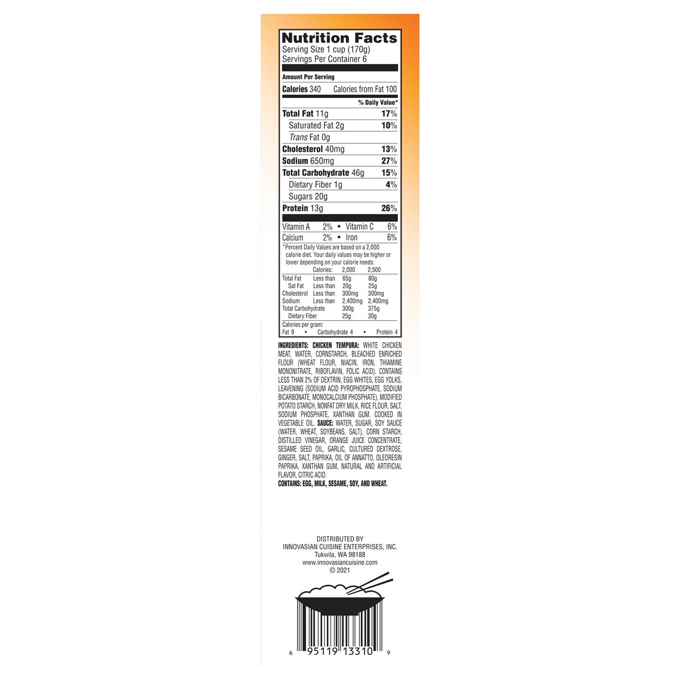 InnovAsian Frozen Orange Chicken - Family-Size; image 2 of 4