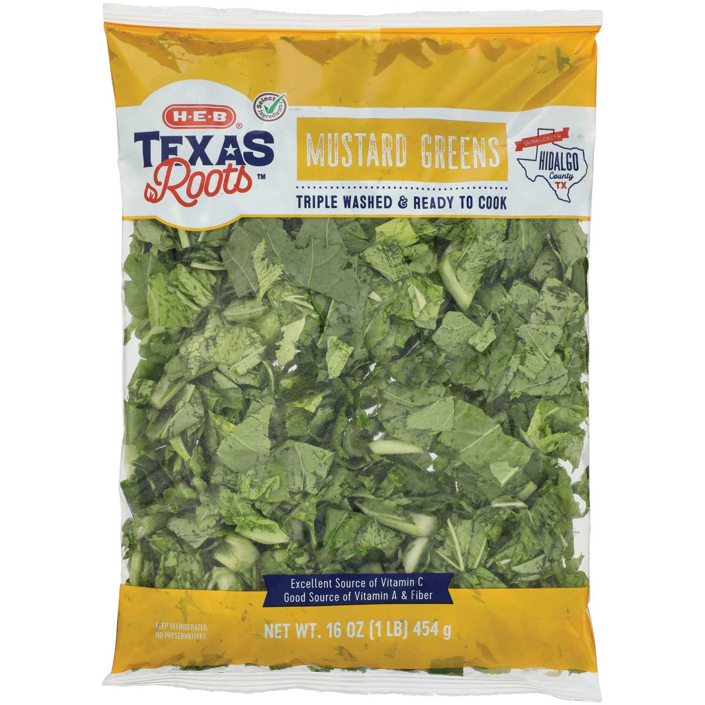 H-E-B Texas Roots Fresh Mustard Greens; image 1 of 2