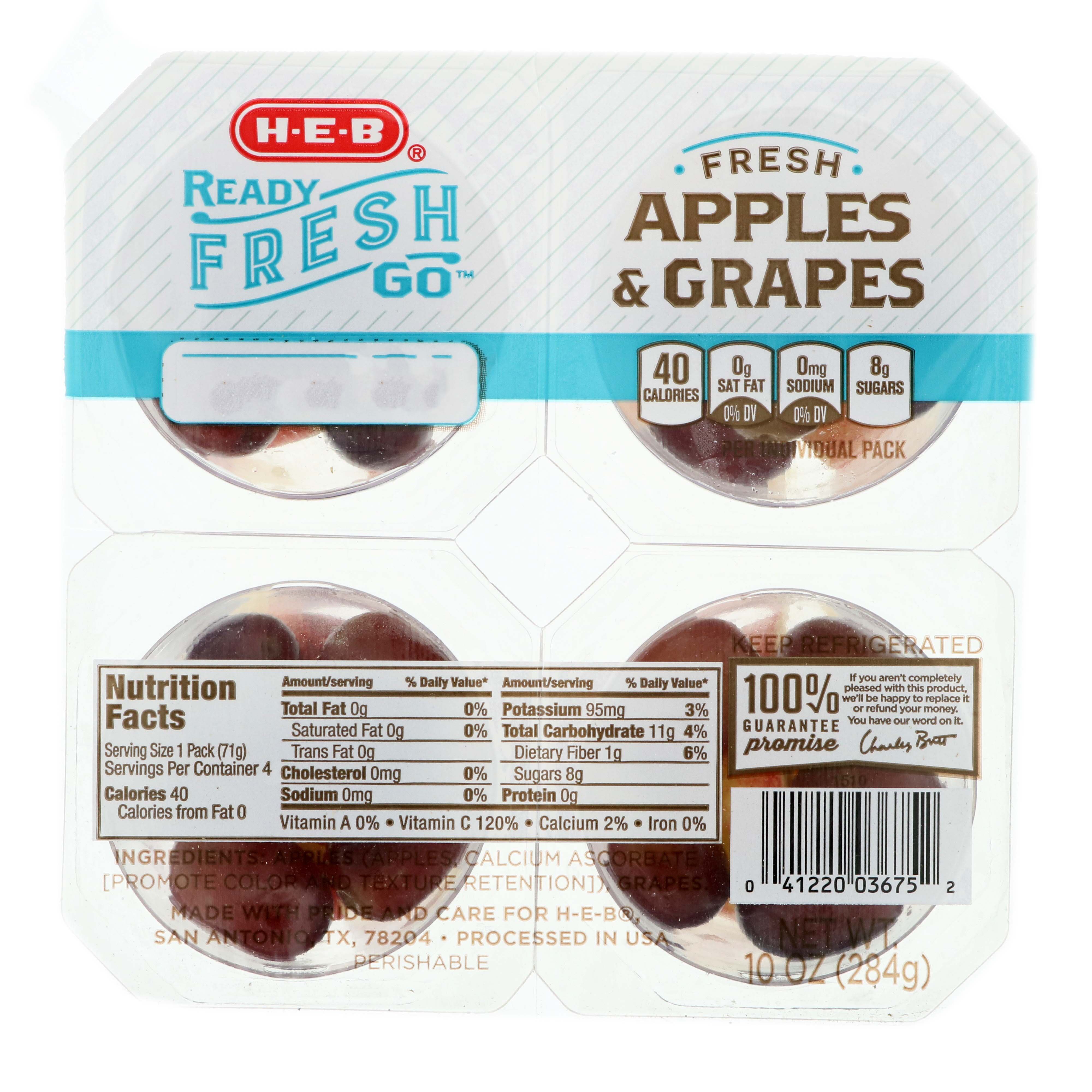 H-E-B Ready, Fresh, Go! Fresh Red Apple Slices Snap Pack - Shop Fruit ...