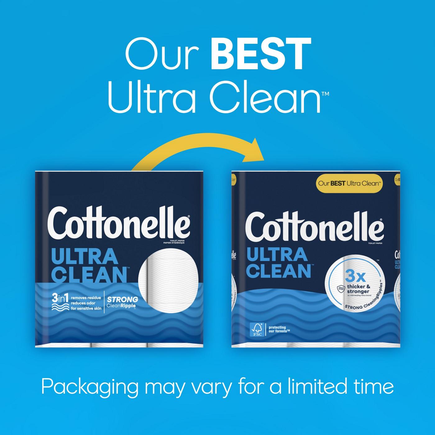 Cottonelle Ultra Clean Strong Toilet Paper; image 2 of 9