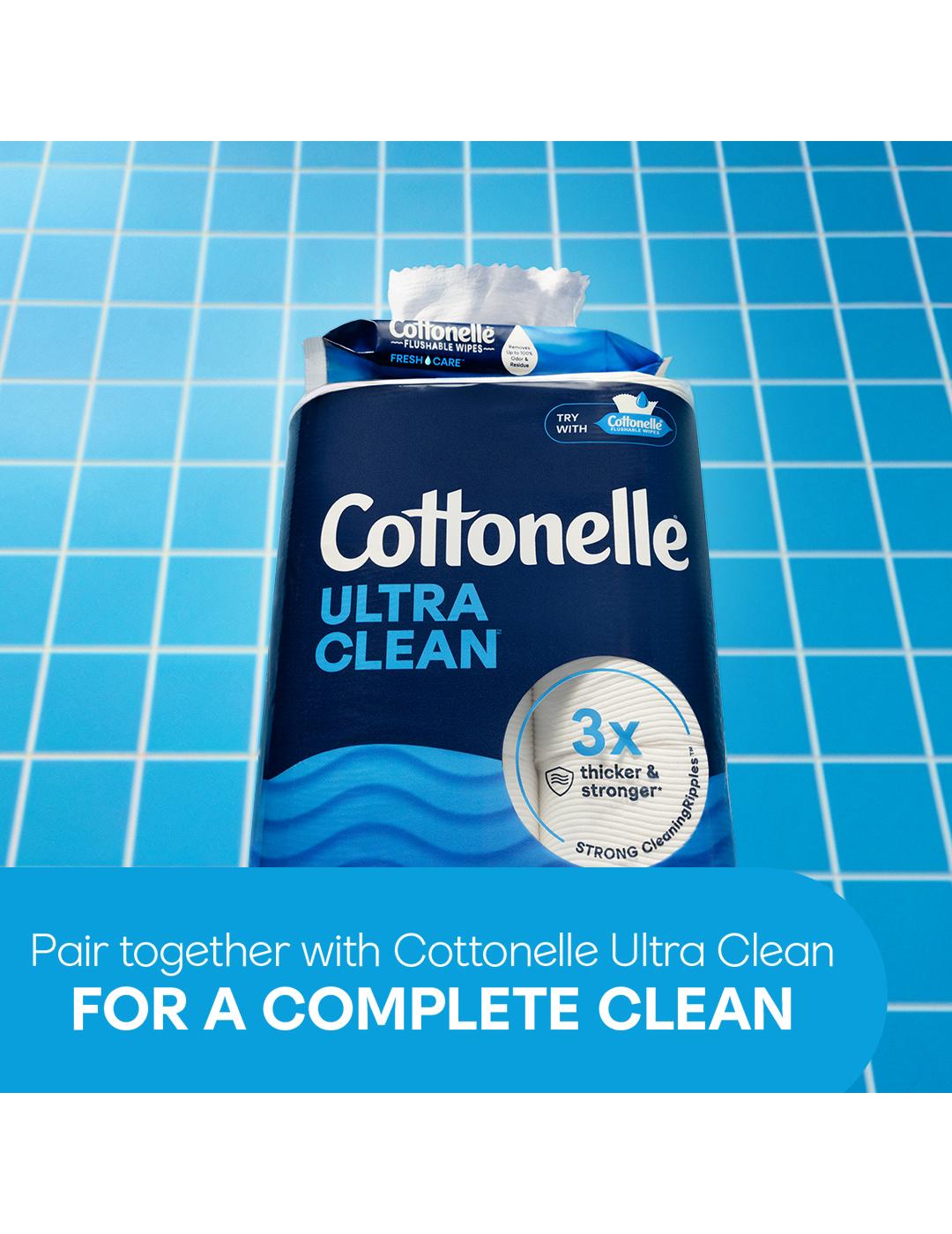 Cottonelle Ultra Clean Strong Toilet Paper; image 2 of 6