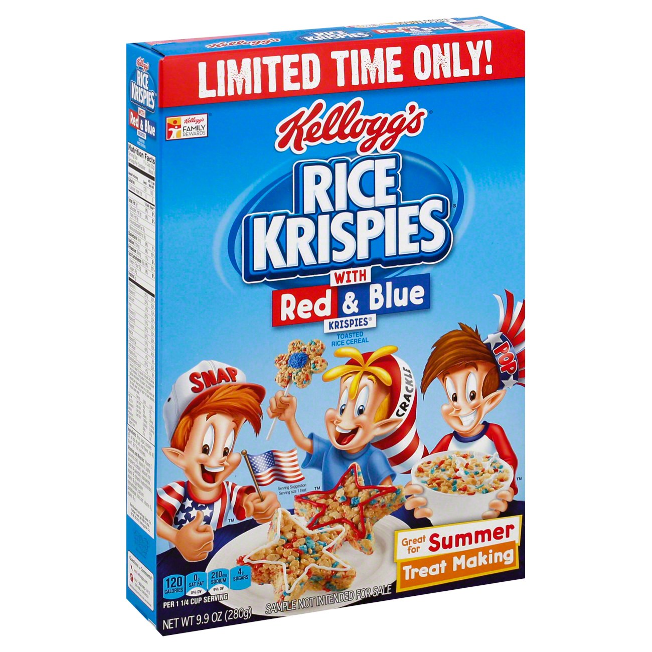 Kellogg S Rice Krispies With Red And Blue Cereal Shop Cereal At H E B