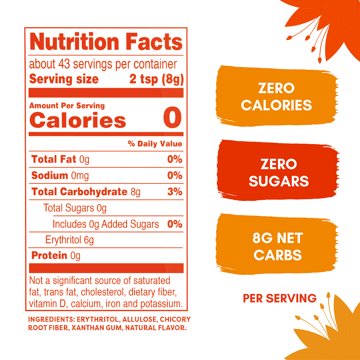 Swerve Keto-Friendly Granular Zero Calorie Sweetener, 12 oz