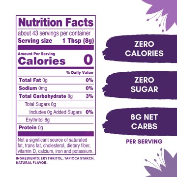 Swerve Keto-Friendly Confectioners Zero Calorie Sweetener, 12 oz