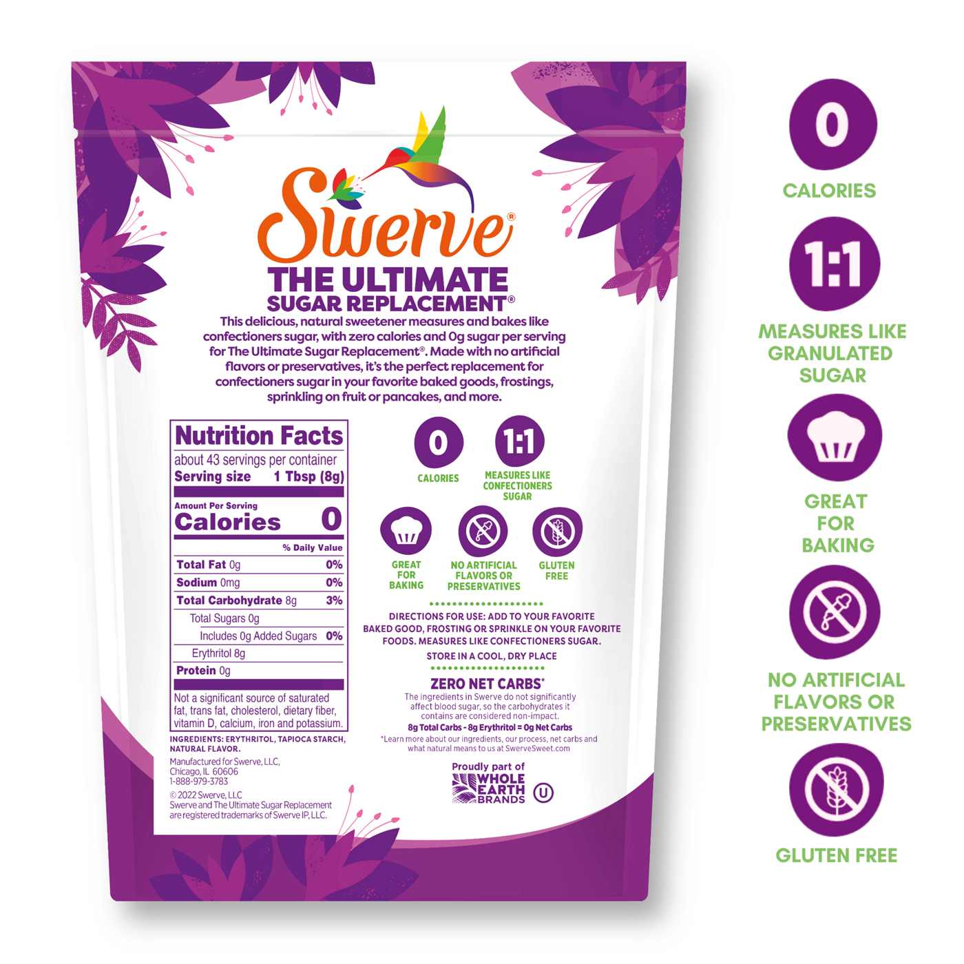 Swerve Keto-Friendly Confectioners Zero Calorie Sweetener; image 4 of 7