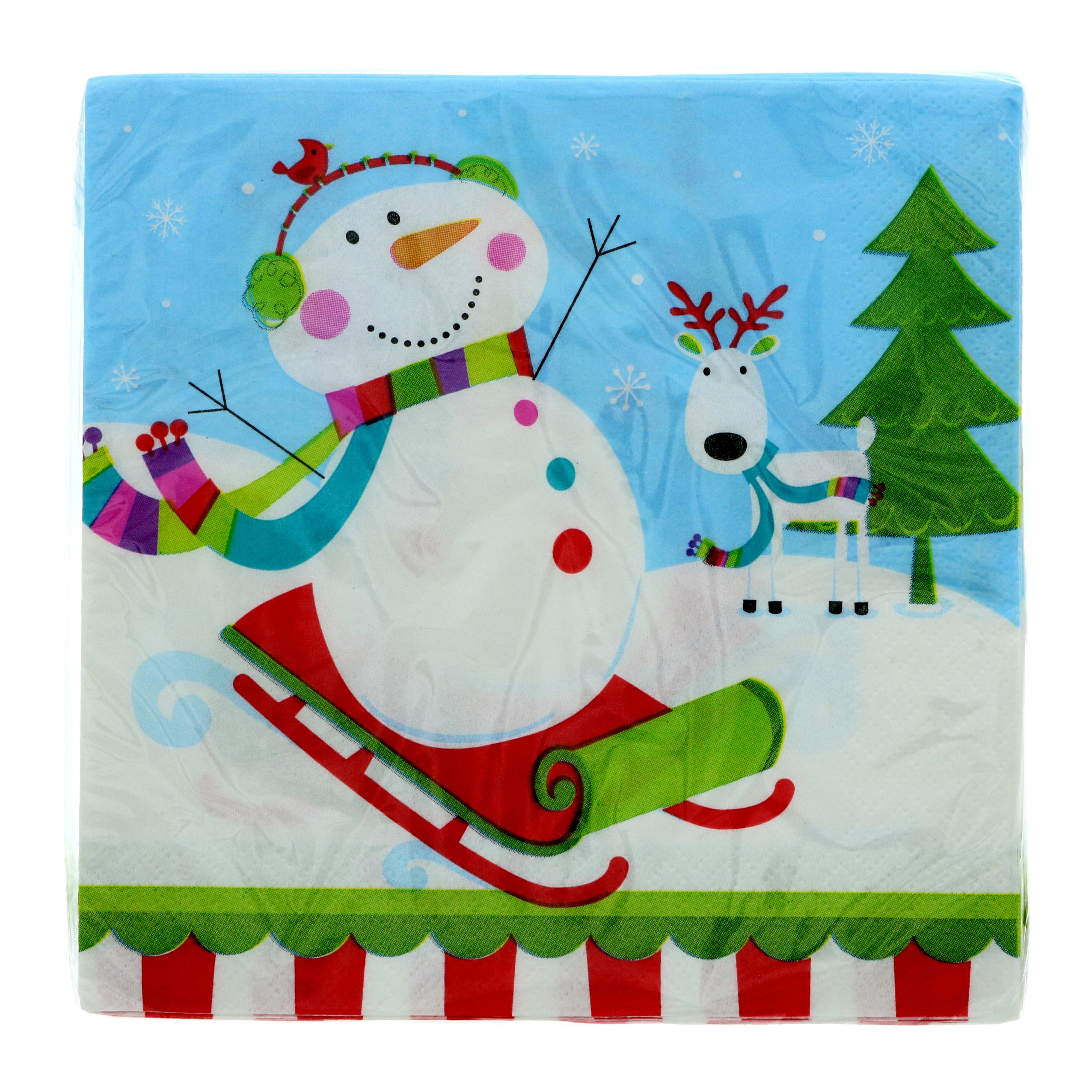 Amscan Joyful Snowman Süßigkeiten-Boxen – 6 Stück, Weihnachts-Deko Für Party & Geschenke