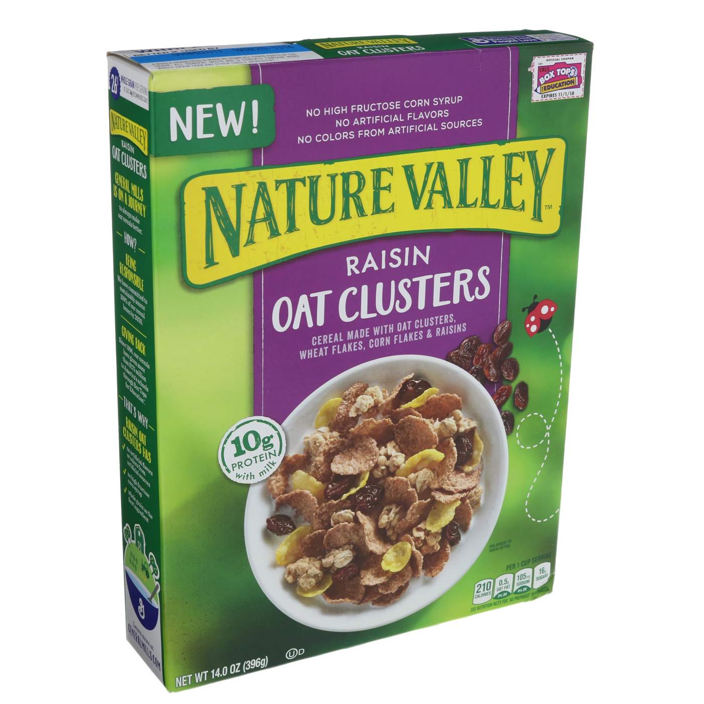 Nature Valley Cereal Raisin Oat Clusters; image 1 of 2