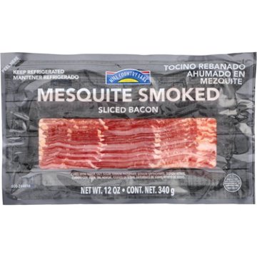 Hill Country Fare Mesquite Smoked Sliced Bacon, 12 oz