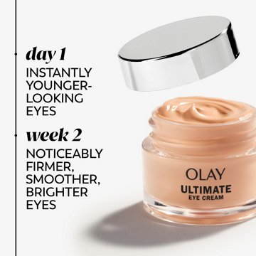Olay Ultimate Eye Cream for Wrinkles, Puffy Eyes & Dark Circles, 0.4 oz