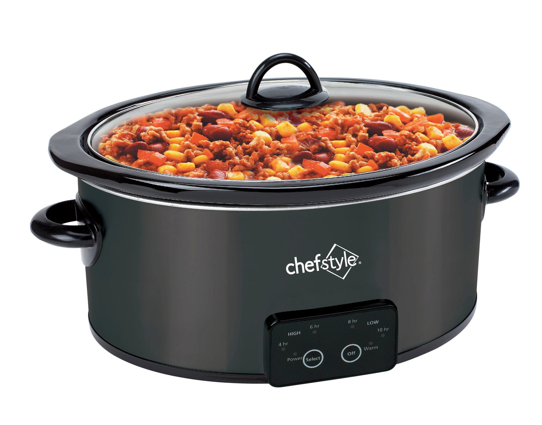 chefstyle 4 Quart Grey Programmable Slow Cooker Shop Cookers