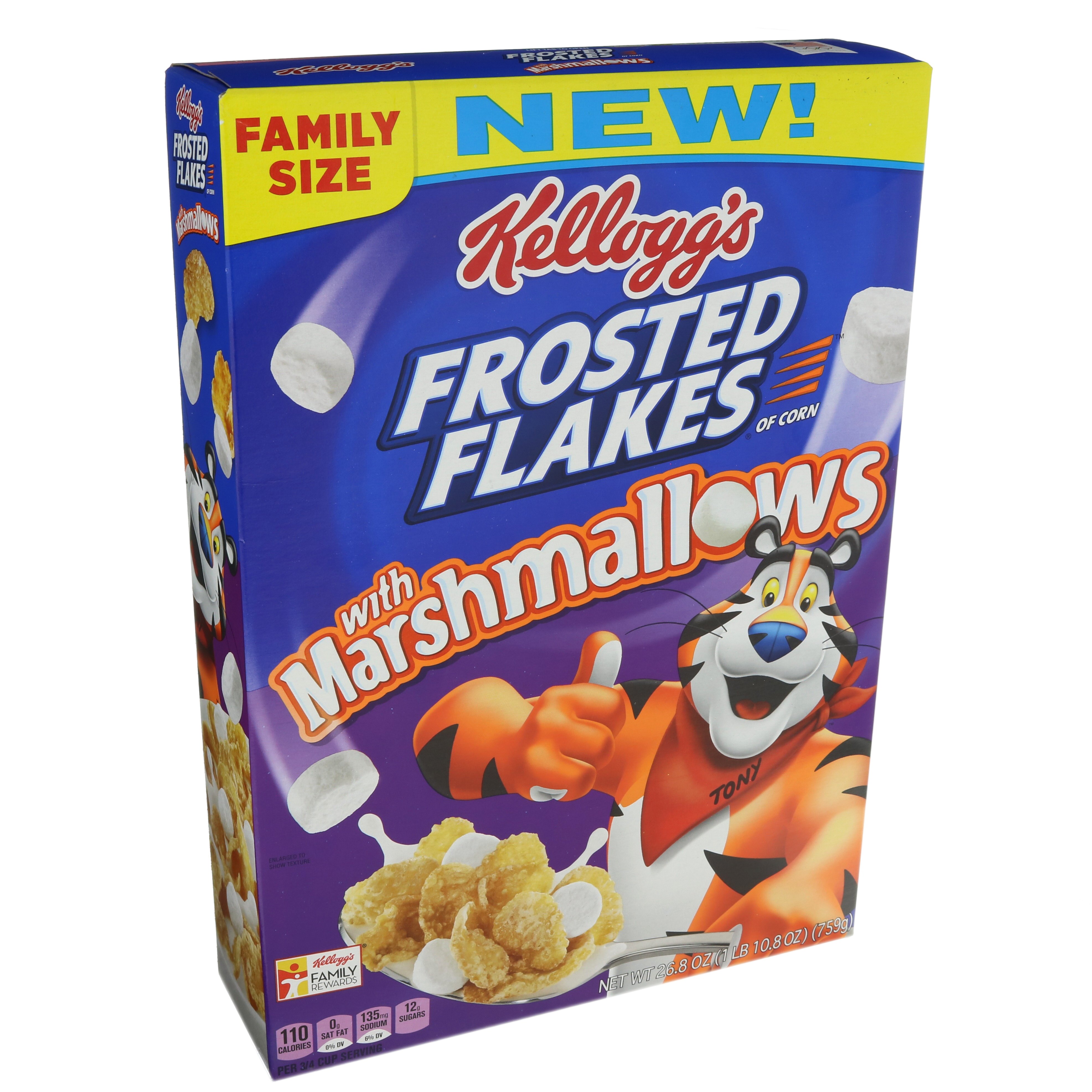 Kellogg's Frosted Flakes with Marshmallows Cereal Family Size - Shop ...