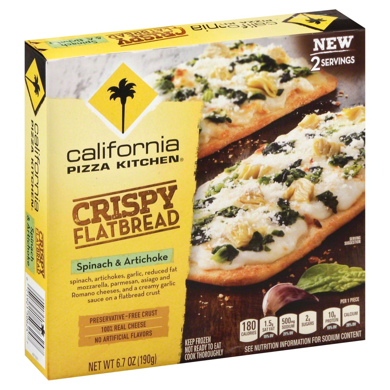 California Pizza Kitchen Flatbread Spinach Artichoke Shop Pizza At Heb