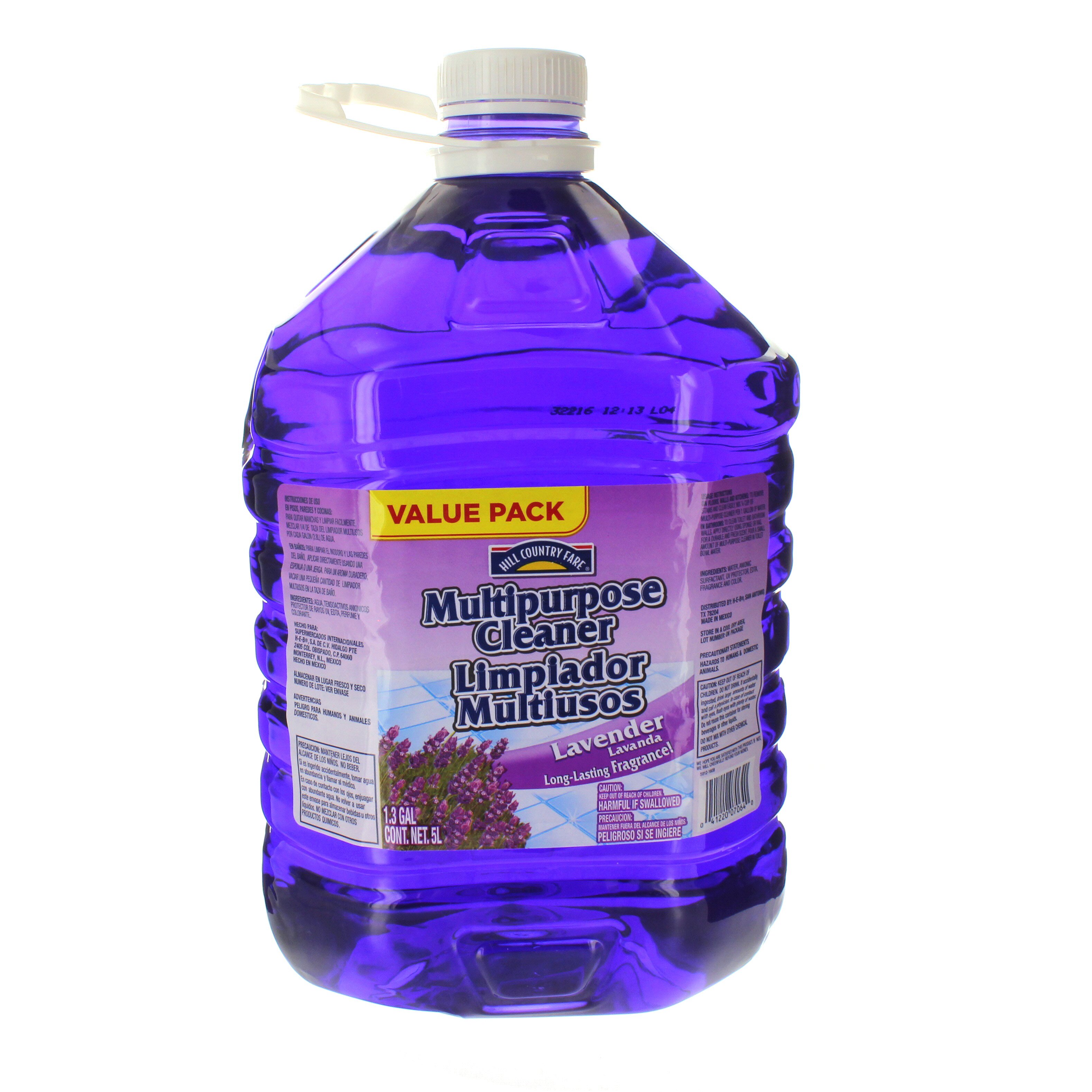 Hill Country Fare Multipurpose Cleaner - Lavender, Value Pack, 1.3 gal