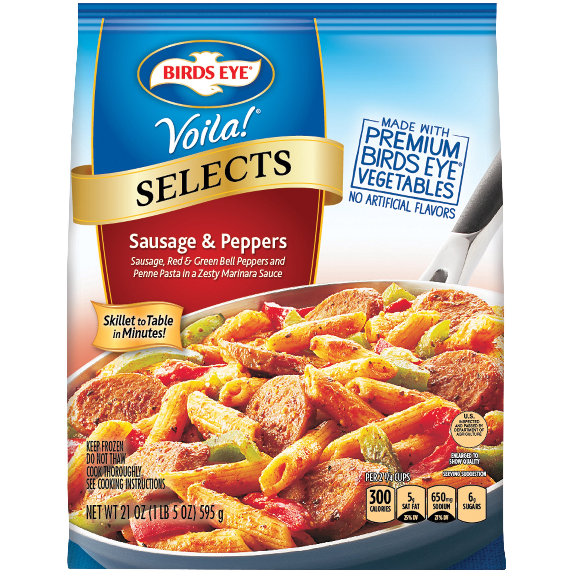 Birds Eye Voila! Selects Pork Sausage And Peppers Shop Entrees