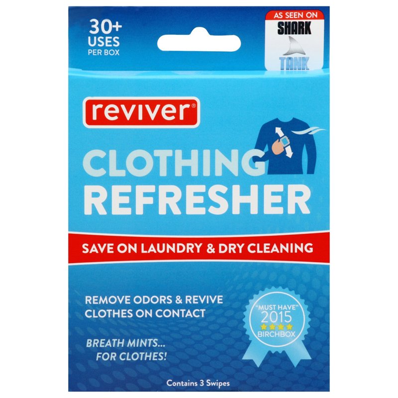 reviver clothing swipes