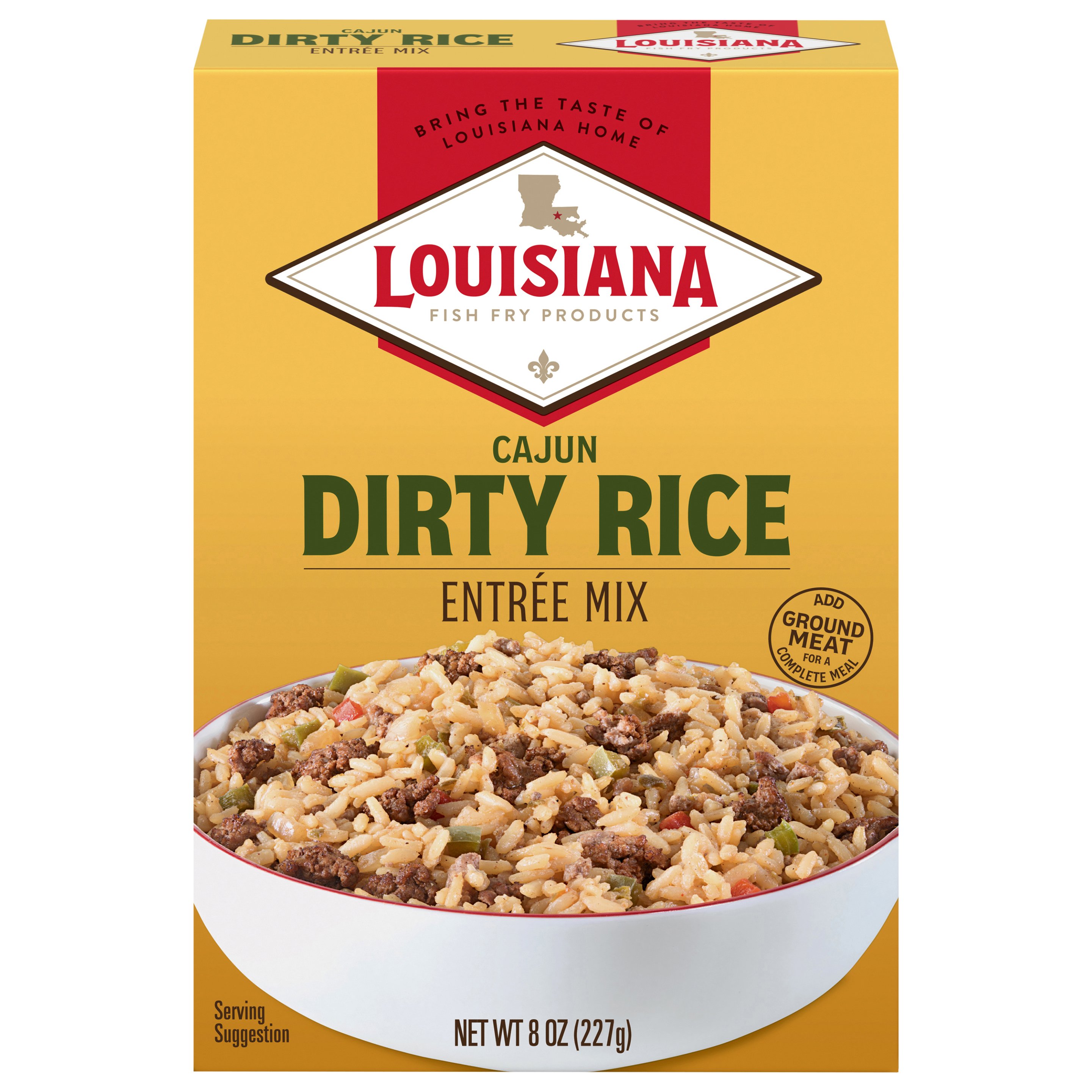 Louisiana Fish Fry Products Dirty Rice Mix Shop Pantry Meals at HEB