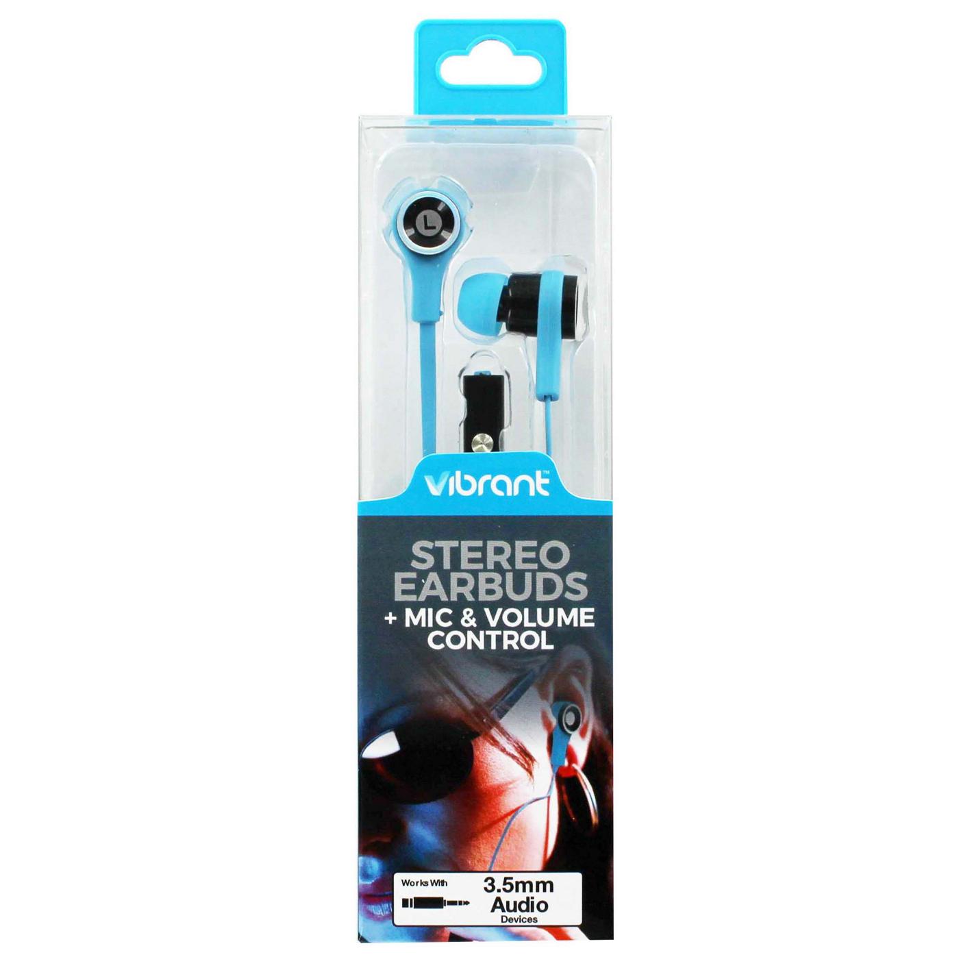 Vibrant Stereo Earbuds - Assorted Colors; image 2 of 4