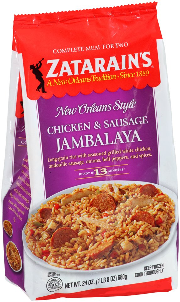 Zatarain's Frozen Dirty Rice With Beef And Pork - Shop Entrees & Sides at  H-E-B